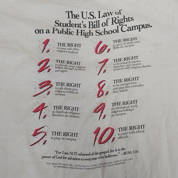 VINTAGE 1992 Living Epistles Double Sided PRAY Shirt XL Single Stitch - Picture 12 of 13